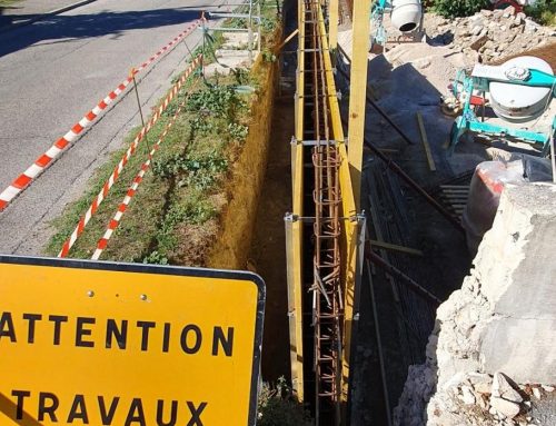 Réalisation d’un Mur de Soutènement et clôture à Fuveau